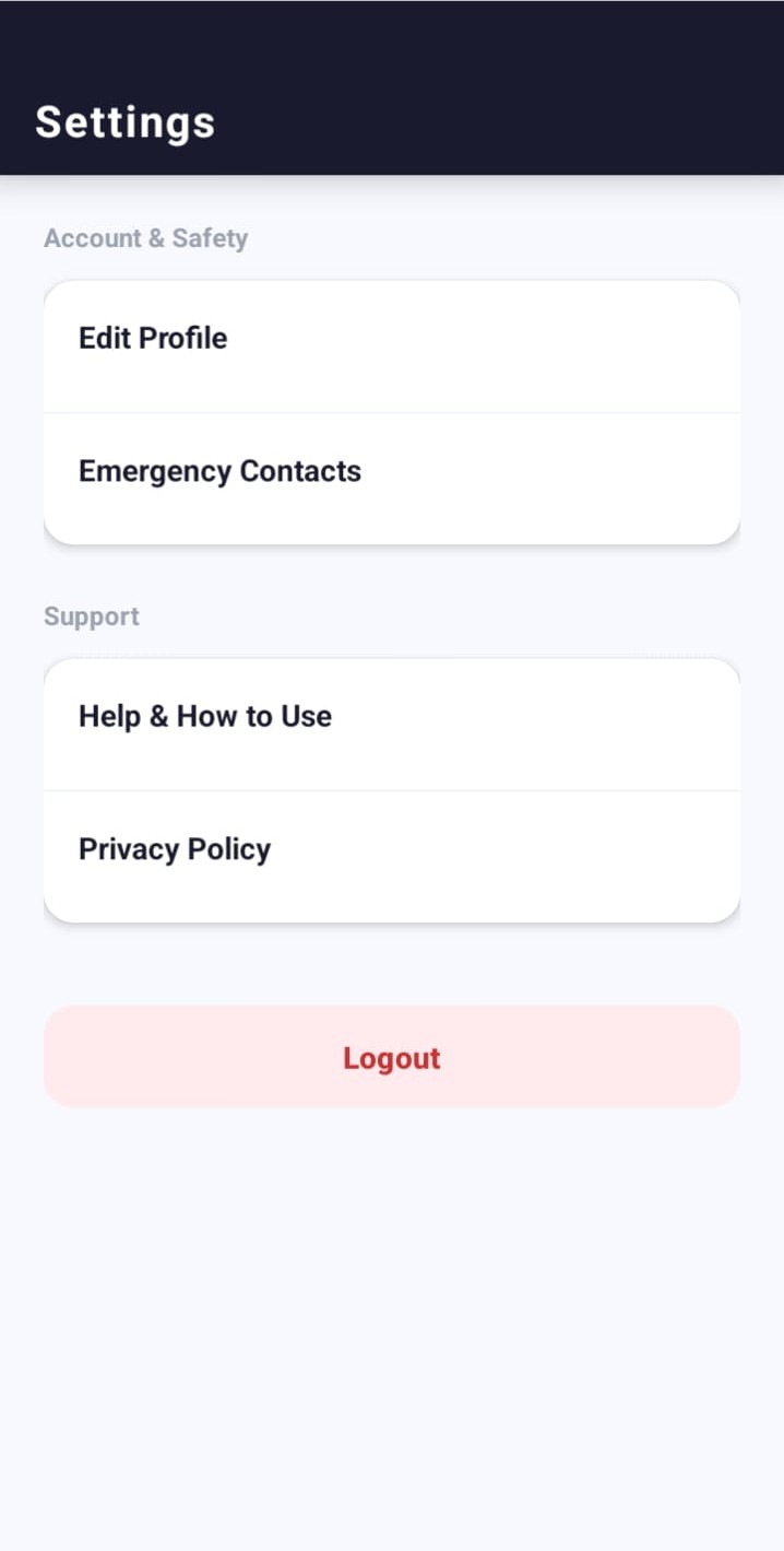 Help page